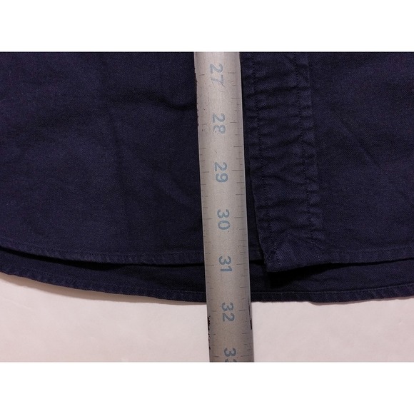 POLO RALPH LAUREN Short Sleeve Button Shirt Navy Blue XL ~ New - Picture 4 of 9